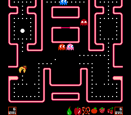Ms Pacman Strange map