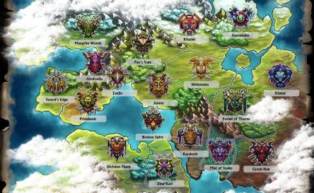 Gems of War map